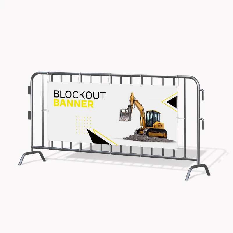 Blockout banner