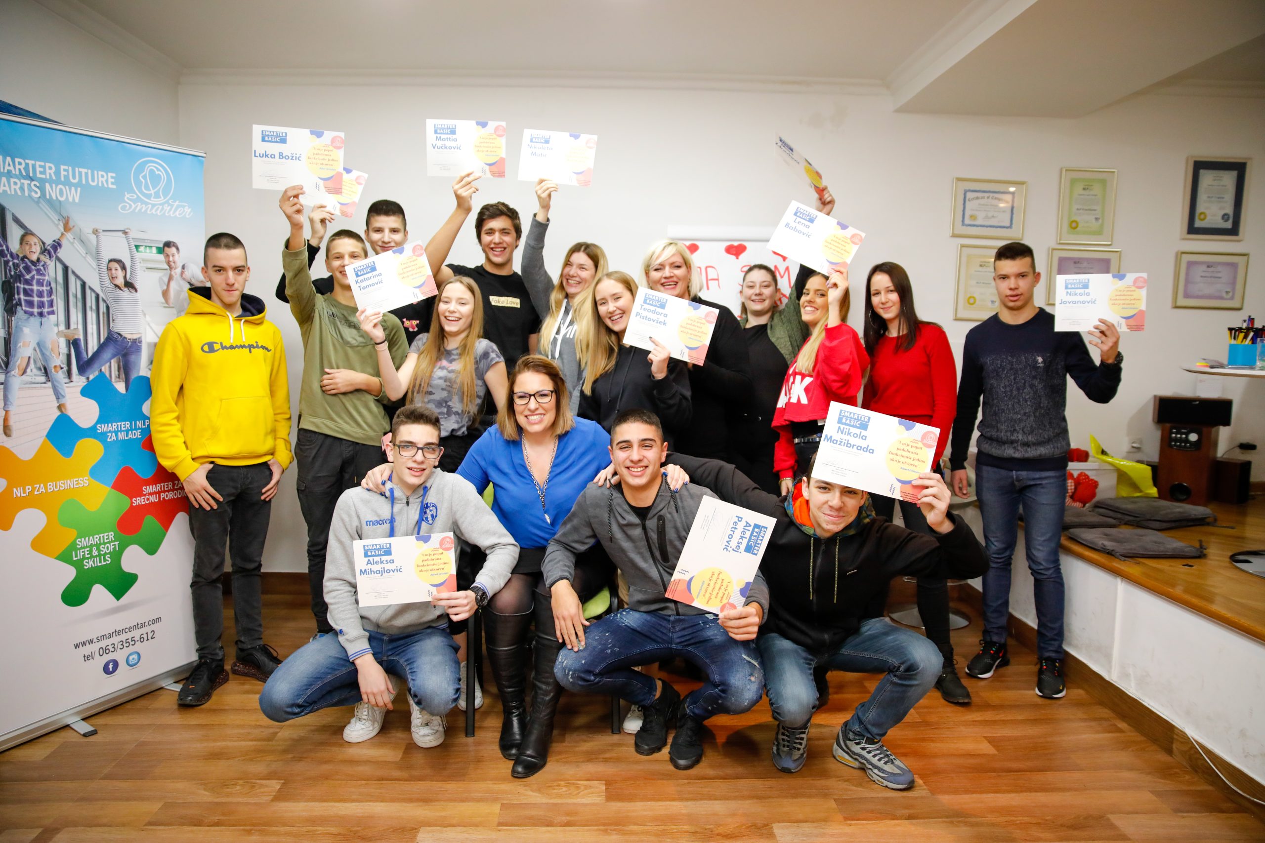 Smarter program za mlade, grupa polaznika